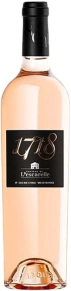 Вино 1718 Rose, Chateau de l'Escarelle, AOP, 0.75 л