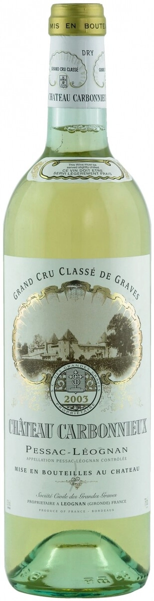 Вино Blanc, Chateau Carbonnieux, AOC, 2003, 0.75 л