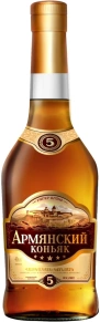 Коньяк Армянский Коньяк, 5 Stars, 5 лет, 0.25 л