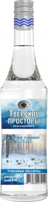 Водка Оригинальная, Тверские Просторы, 0.45 л