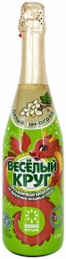 Шампанское Белый виноград, Веселый Круг, 0.75 л