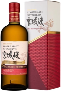 Виски Apple Brandy Wood Finish, Miyagikyo, 6 месяцев, 0.7 л (п/у)