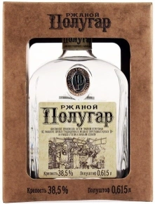 Водка Rye, Polugar, 0.615 л (п/у)