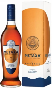 Бренди Metaxa, не менее 7 лет, 0.7 л (п/у)