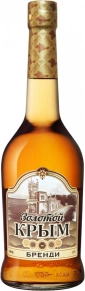 Бренди Золотой Крым, 3 года, 0.5 л