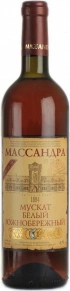 Вино Мускат Белый Южнобережный, Массандра, 0.75 л