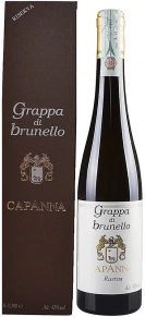 Граппа di Brunello Riserva, Capanna, 20 месяцев, 0.7 л (п/у)
