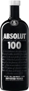 Водка Black 100, Absolut, 1 л