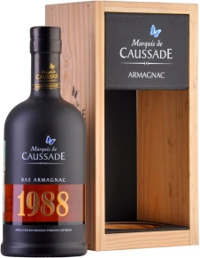Арманьяк Bas Armagnac AOC, Marquis de Caussade, более 25 лет, 0.7 л (п/у)