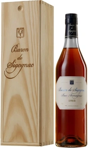 Арманьяк Baron de Sigognac, Винтажный, около 34 года, 0.7 л (п/у)