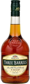 Бренди Three Barrels, Raynal & Cie, VSOP, 0.7 л