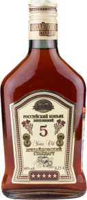 Коньяк Михайловский стандарт, 5 zvezd, 5 лет, 0.25 л