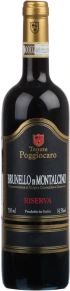Вино Brunello di Montalcino Riserva, Tenute Poggiocaro, DOCG, 2016, 0.75 л