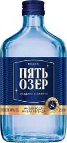 Водка Пять Озер, 0.25 л