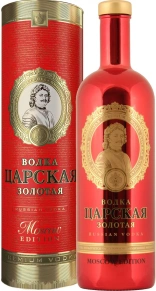 Водка Золотая, Москоу Эдишн, Царская, 1 л