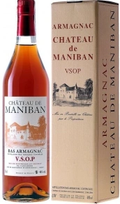 Арманьяк Chateau de Maniban, Castarede, VSOP, 8 лет, 0.7 л (п/у)