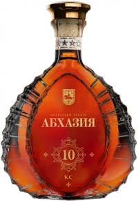 Коньяк Абхазия, KS, 10 лет, 0.5 л