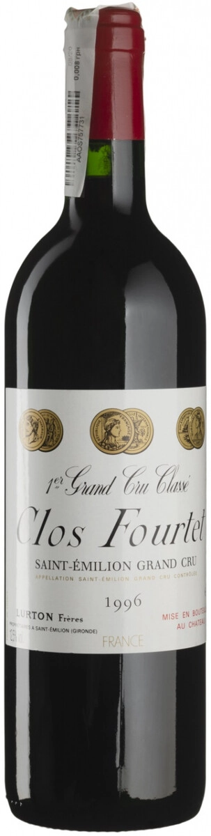 Вино Clos Fourtet, AOC, 1996, 0.75 л