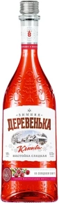 Ликер Клюква, Зимняя деревенька, 0.25 л