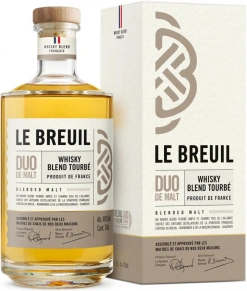 Виски Duo de Malt Blend Tourbe, Le Breuil, 0.7 л (п/у)