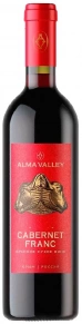 Вино Cabernet Franc, Alma Valley, 0.75 л