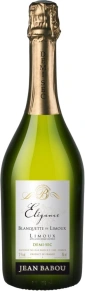 Игристое вино Elegance Demi-Sec, Jean Babou, AOP, 0.75 л