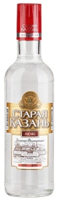 Водка Люкс, Золотая фильтрация, Старая Казань, 0.5 л