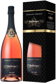 Игристое вино Cremant d'Alsace Rose, Wolfberger, AOC, 2019, 0.75 л (п/у)