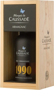 Арманьяк Bas Armagnac, Marquis de Caussade, Винтажный, более 23 года, 0.7 л (п/у)