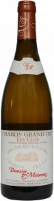 Вино Chablis Grand Cru Les Clos, Domaine des Malandes, AOC, 2016, 1.5 л