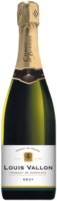 Игристое вино Cremant de Bordeaux Brut, Louis Vallon, AOC, 0.75 л