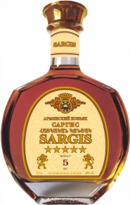 Коньяк Sargis, 5 stars, 5 лет, 0.5 л