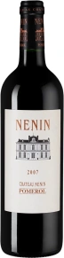 Вино Chateau Nenin, AOC, 2007, 0.75 л