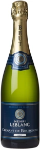 Игристое вино Cremant de Bourgogne Blanc Brut, Henri Leblanc, AOC, 0.75 л