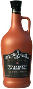 Вино Белое Сухое, Грузинское Домашнее Вино, 0.75 л
