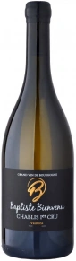 Вино Chablis 1-er Cru Vaillons, Baptiste Bienvenu, AOC, 2022, 0.75 л