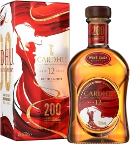 Виски 200th Anniversary, Cardhu, 12 лет, 0.7 л (п/у)