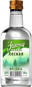 Водка Лесная, Зеленая Линия, 0.1 л