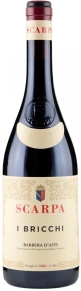 Вино Barbera d'Asti I Bricchi, Scarpa, DOCG, 2019, 0.75 л