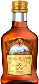 Коньяк Армянский Коньяк, 3 Stars, 3 года, 0.1 л
