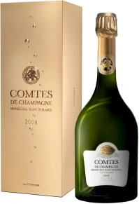 Шампанское Comtes de Champagne Blanc de Blancs Brut, Taittinger, 2008, 0.75 л (п/у)