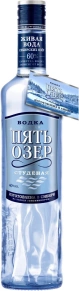 Водка Студеная, Пять Озер, 1 л