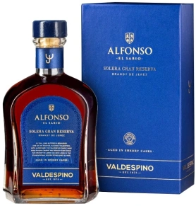 Бренди Gran Reserva Alfonso el Sabio, Valdespino, AC, 3 года, 0.7 л (п/у)