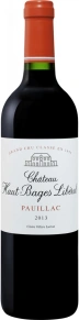 Вино Haut-Bages Liberal, Chateau Haut-Bages Liberal, AOC, 2013, 0.75 л