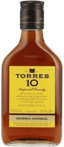 Бренди 10 Gran Reserva, Torres, AC, 10 лет, 0.2 л