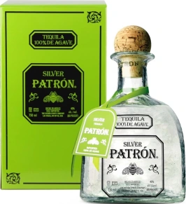 Текила Silver, Patron, 0.75 л (п/у)
