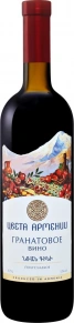 Вино Гранатовое Полусладкое, Цвета Армении, 0.75 л