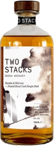 Виски Smoke & Mirrors - Peated Stout Cask Single Malt, Two Stacks, 0.7 л
