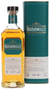 Виски Single Malt, Bushmills, 10 лет, 0.7 л (п/у)