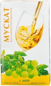Вино Мускат, Винзавод Юровский, 1 л
